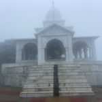 Bhadraj Temple near Mussoorie wrapped in monsoon clouds