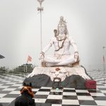 Matogi Shiva Temple statue of Lord Shiva in meditation with Nandi